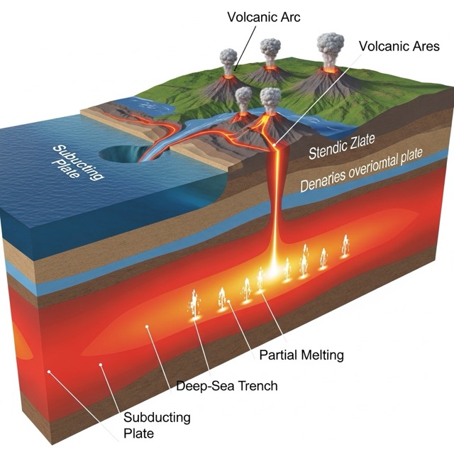 Subduction Zone Diagram